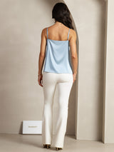[Grayish Blue] SilkSilky-CA Spaghetti Strap Camisole 002