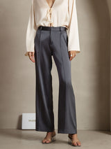 [Dark Gray] SilkSilky-CA 19Momme Silk Womens Pants 001,