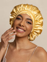 [Champagne] SilkSilky-CA Sleep Cap 001