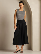 [Black] SilkSilky-CA Women's Pants 006