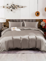 [Gray] SilkSilky-CA 19Momme Bedding Set 001