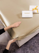 [Beige] SilkSilky-CA 22Momme Bedding Set 003