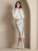 [Light Gray] SilkSilky-CA Skirt 007