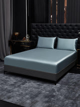 [Grayish Blue] SilkSilky-CA 22Momme Bedding Set 002