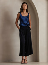 [Dark Blue] SilkSilky-CA Sleeveless Camisole 008