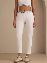 [White] SilkSilky-CA Womens Pants 001