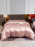 SilkSilky CA 22Momme Pure Silk Duvet Cover PaleMauve 001