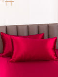 SilkSilky CA 30Momme Pure Silk Pillowcase Wine 001