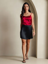 [Wine] SilkSilky-CA Spaghetti Strap Camisole 008