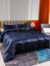 [Dark Blue] SilkSilky-CA 22Momme Bedding Set 004