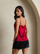 [Wine] SilkSilky-CA Spaghetti Strap Camisole 002