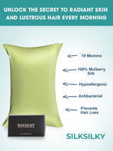 [Mint Green] SilkSilky-CA 19Momme Pure Silk Pillowcase 003