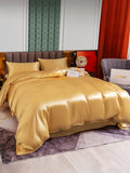 SilkSilky CA 25Momme Pure Silk Bedding Set Champagne 005