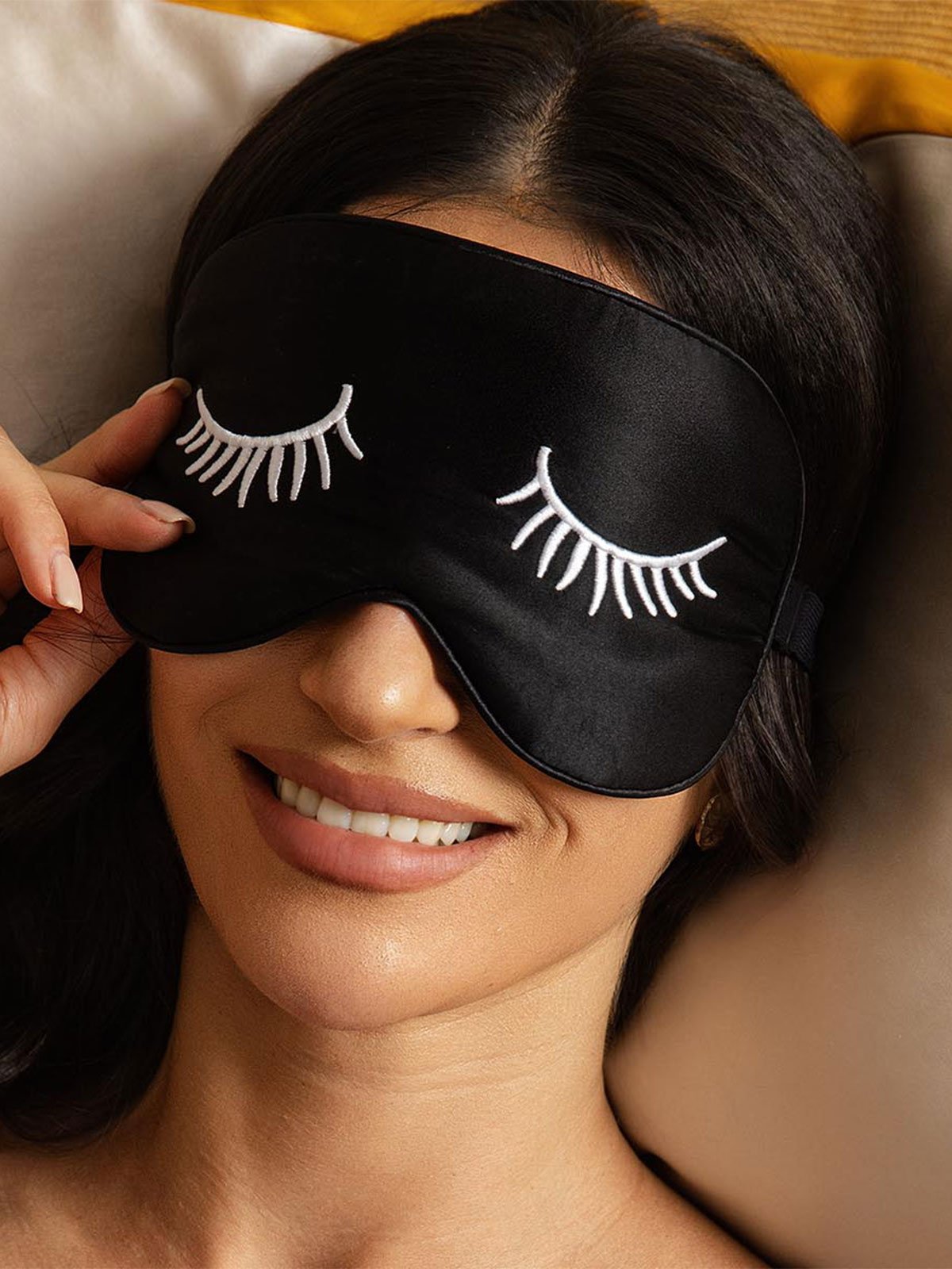 [WhiteEyelashes] SilkSilky-CA Pure Silk Eye Mask 001