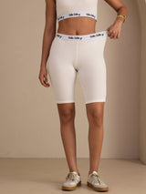 [White] SilkSilky-CA Womens Shorts 004
