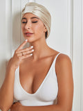 SilkSilky CA Pure Silk Sleep Cap Beige 003