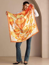 [Yellow Balloon] SilkSilky-CA Scarf 006