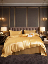 [Champagne] SilkSilky-CA 19Momme Bedding Set 001