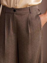 [Coffee] SilkSilky-CA Womens Pants 004