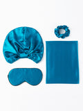 SilkSilky CA 19Momme Pure Silk Pillowcase Set Teal 005