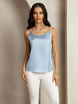 [Grayish Blue] SilkSilky-CA Spaghetti Strap Camisole 004