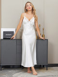 SilkSilky-CA-Pure-Silk-Sleeveless-V-Neck-Nightgown-White-004