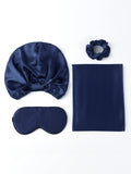 SilkSilky CA 19Momme Pure Silk Pillowcase Set DarkBlue 003