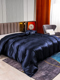 SilkSilky CA 22Momme Pure Silk Duvet Cover DarkBlue 002