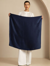 [Dark Blue] SilkSilky-CA Scarf 003