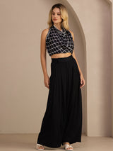 [Black] SilkSilky-CA Women's Pants 006
