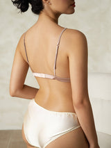 [Pale Mauve] SilkSilky-CA Silk Jersey Bra 002