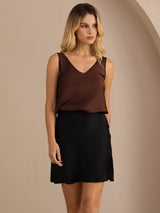 [Black] SilkSilky-CA Skirt 003