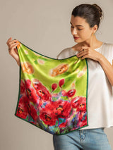 [P099] SilkSilky-CA Pure Silk Scarf 003,