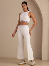 [White] SilkSilky-CA Womens Pants 006