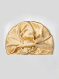 SilkSilky CA Pure Silk Sleep Cap Champagne 005