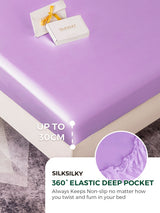 [Lavender] SilkSilky-CA 19Momme Bedding Set 004