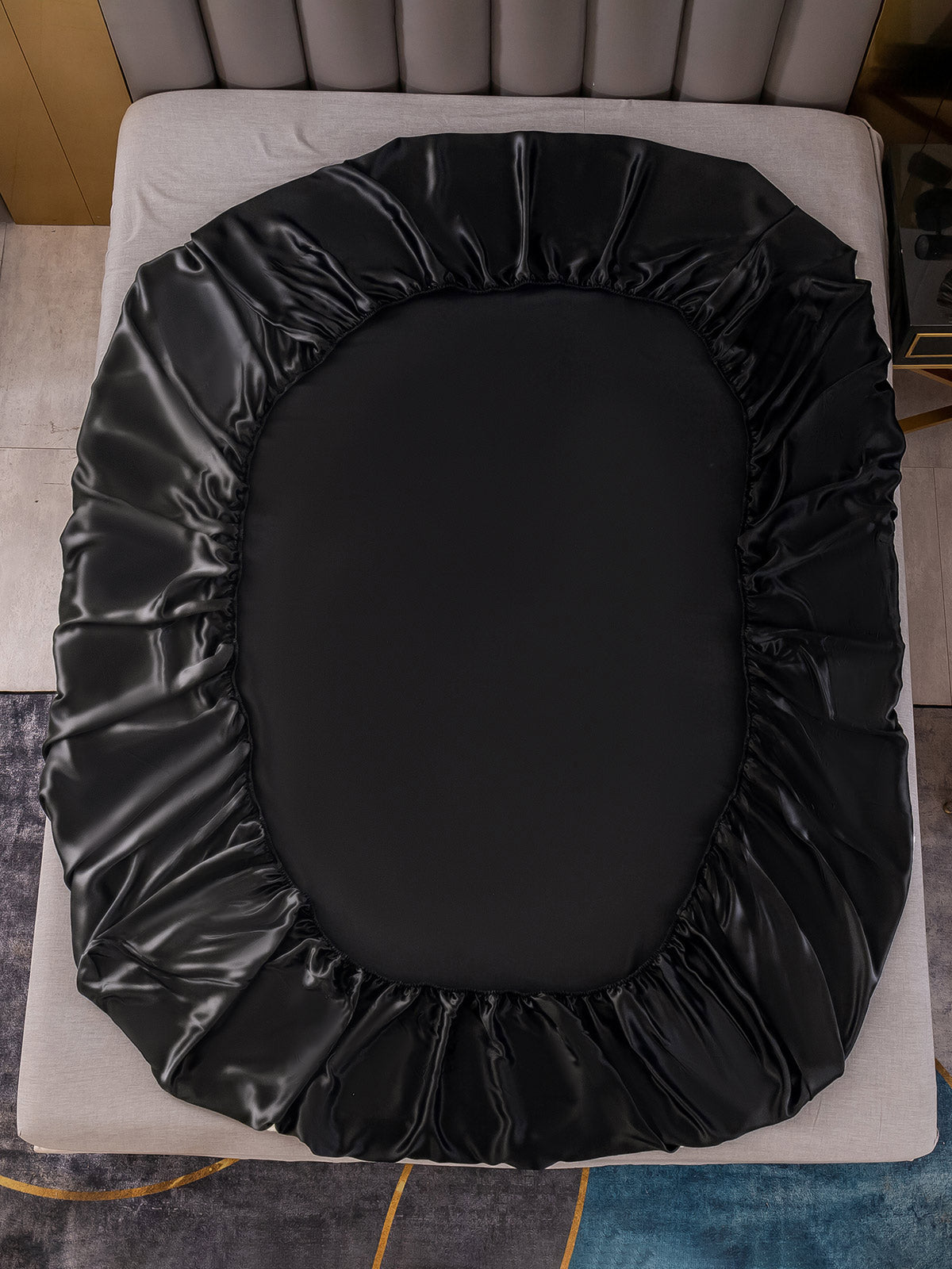[Black] SilkSilky-CA 19Momme Bedding Set 003