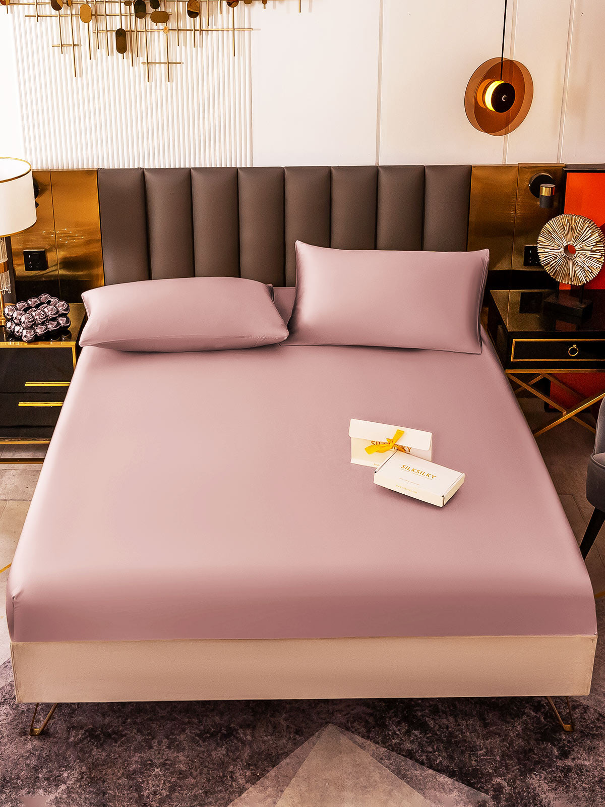 [Peach Skin] SilkSilky-CA 19Momme Bedding Set 002