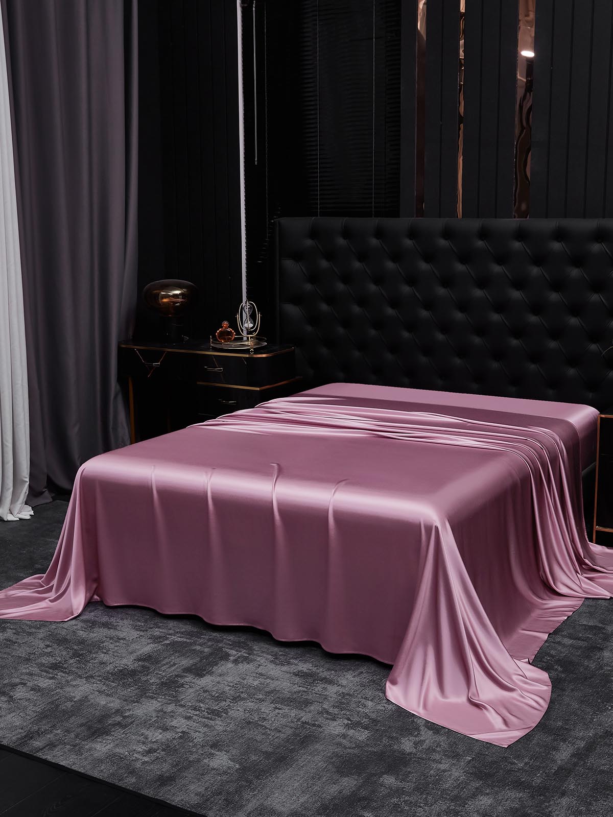 [Mauve Orchid] SilkSilky-CA 22Momme Pure Silk Sheet 002