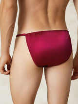 [Wine] SilkSilky-CA Pure Silk Men's Underwear 002