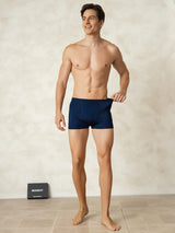 [Dark Blue] SilkSilky-CA Silk Knitted Mens Underwear 004