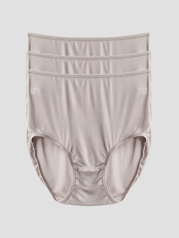 SilkSilky-CA Silk Knitted Panty Gray 002