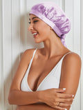 SilkSilky CA Pure Silk Sleep Cap Lavender 003