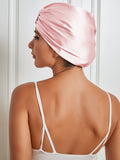 SilkSilky CA Pure Silk Sleep Cap LightPink 003