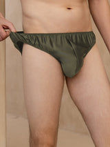 [Green] SilkSilky-CA Mens Underwear 004