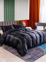 [Black] SilkSilky-CA 25Momme Bedding Set 001