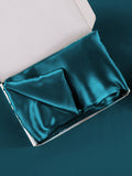 SilkSilky CA 22Momme Pure Silk Pillowcase Teal 007