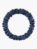 SilkSilky CA 19Momme Pure Silk Scrunchie Blue 011