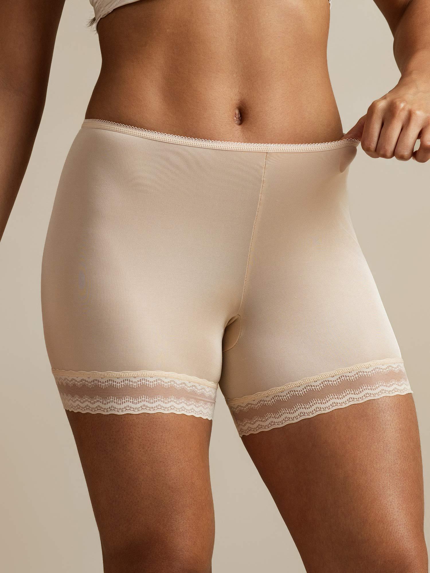 [Beige] SilkSilky-CA Pure Silk Panty 006,