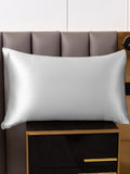 SilkSilky CA 22Momme Pure Silk Pillowcase Silver 001